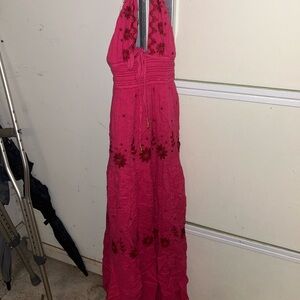 Free people hot pink dress
